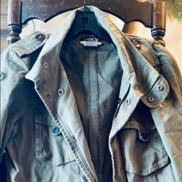 ✨✨Army Green Fur Removable FurLining/ Hood Utility Jacket 🧥 - Picture 11 of 11